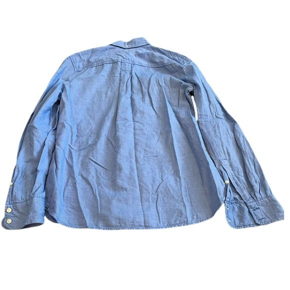 !!3 for $20!! Gap blue long sleeve button down - Picture 2 of 5